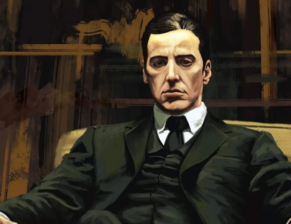 Tableau de Michael Corleone, ambiance du salon
