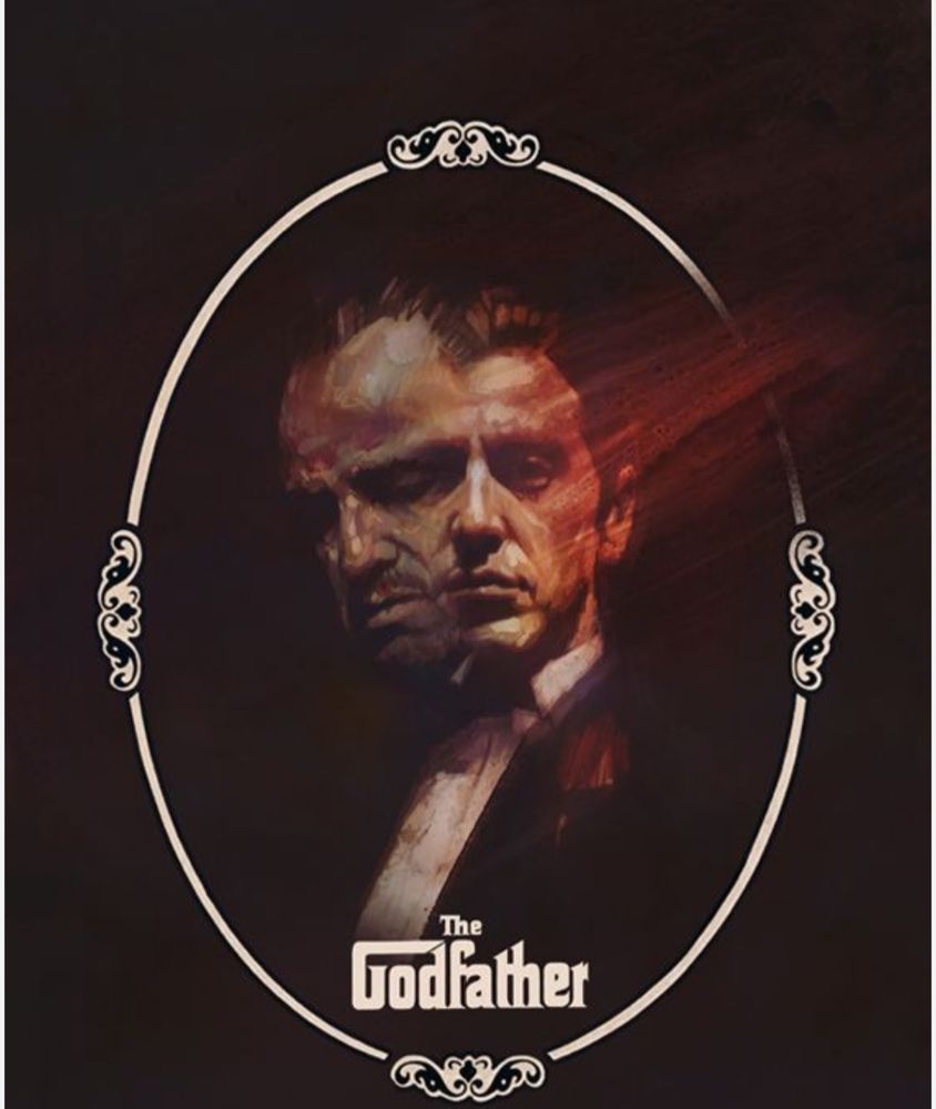 Portrait encadré de Vito Corleone